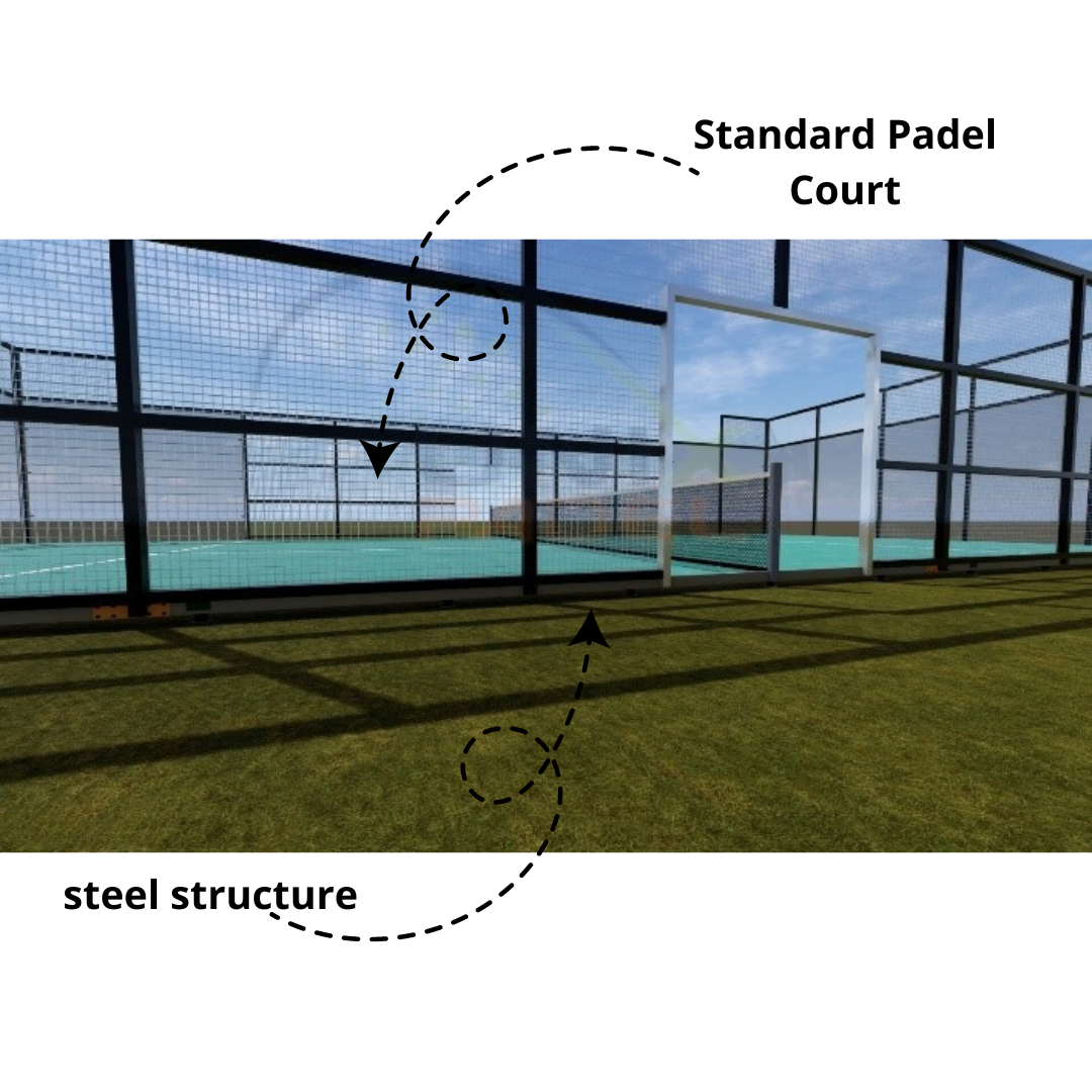 Flat Floor Padel Court